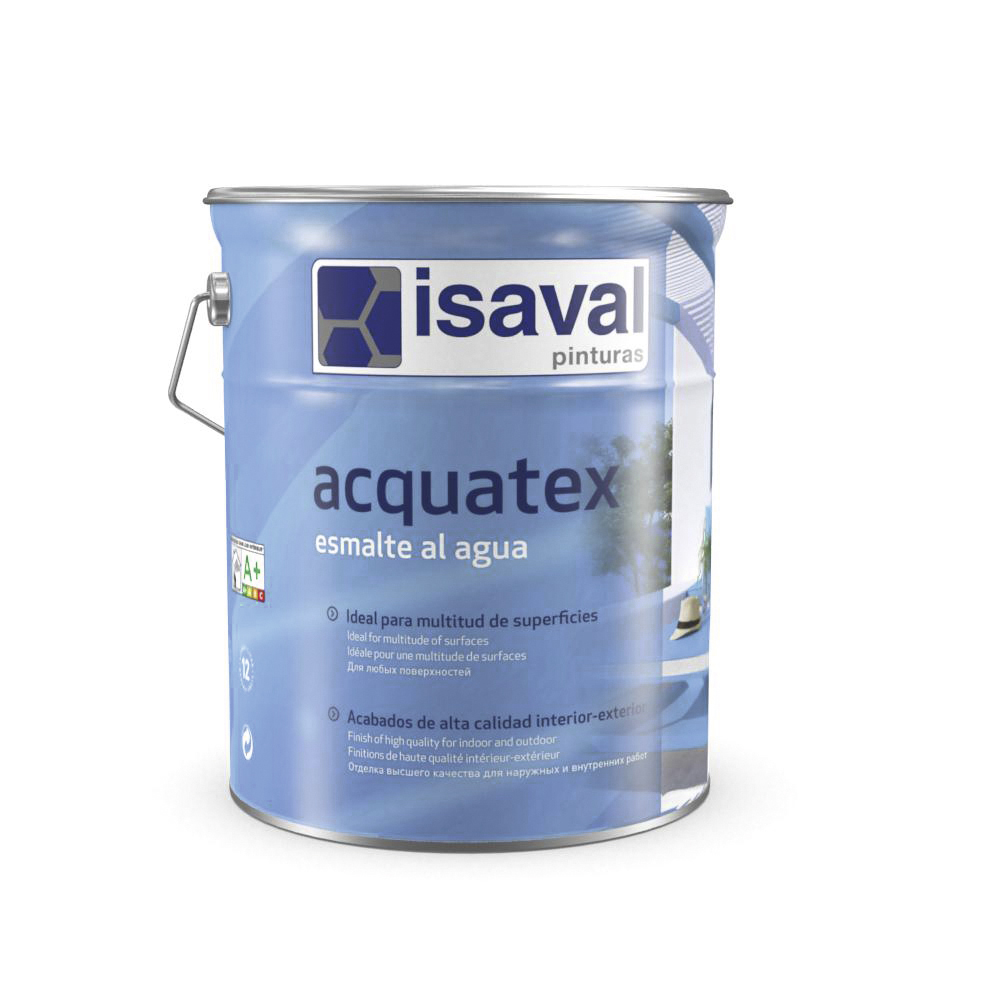 Acquatex Esmalte al agua. Esmalte acrílico de Pinturas Isaval