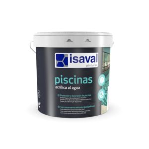 pintura piscinas acrílica al agua isaval