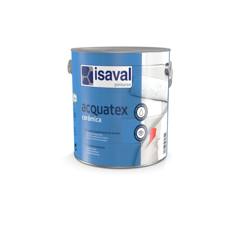 Acquatex Cerámica. Esmalte poliuretano azulejos de Pinturas Isaval