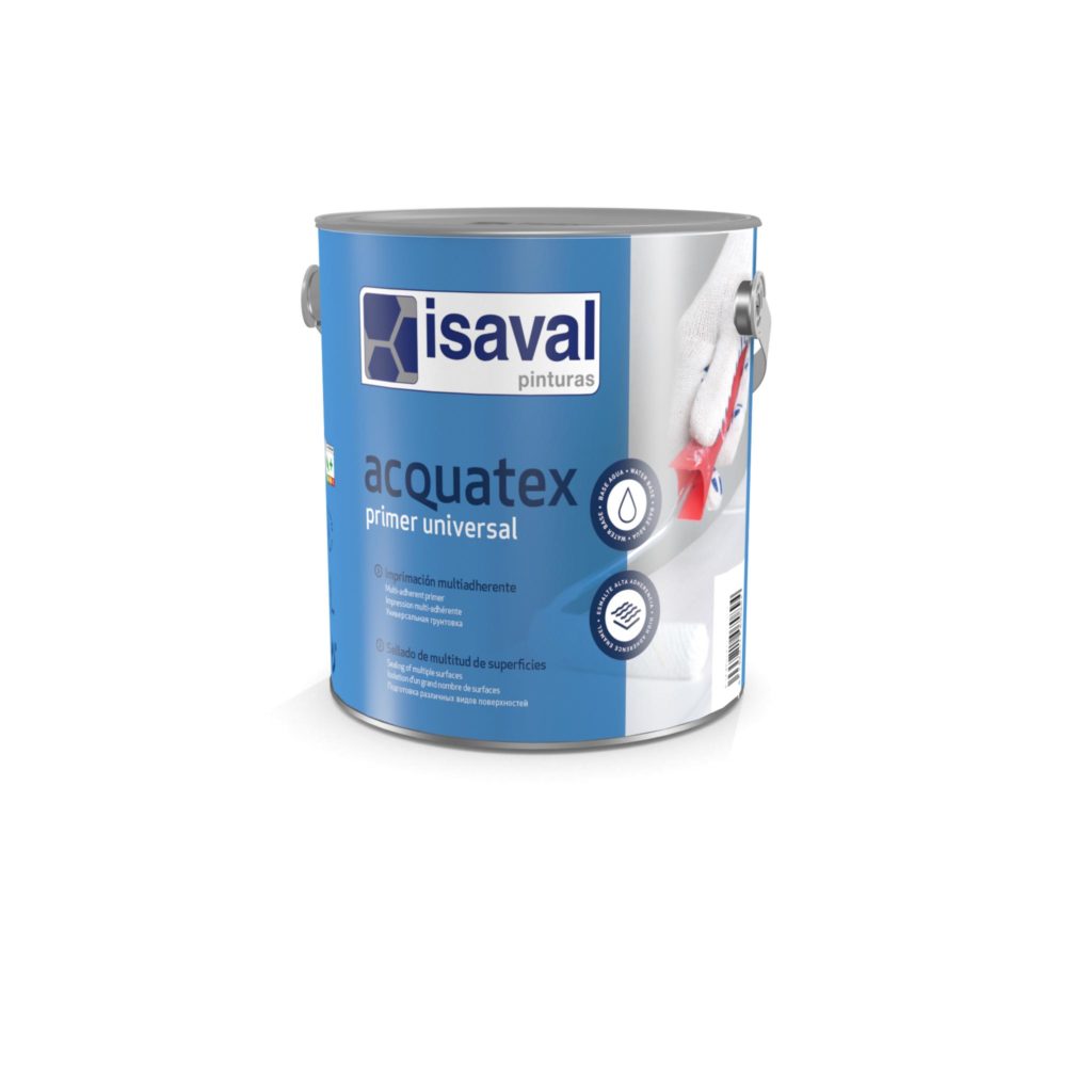 Acquatex Primer universal. Imprimación polivalente de Pinturas Isaval