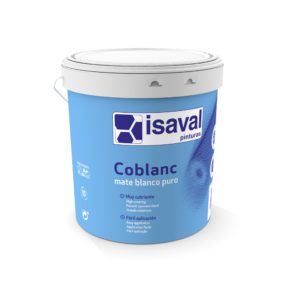 Coblanc. Pintura plástica blanco puro. Pinturas Isaval