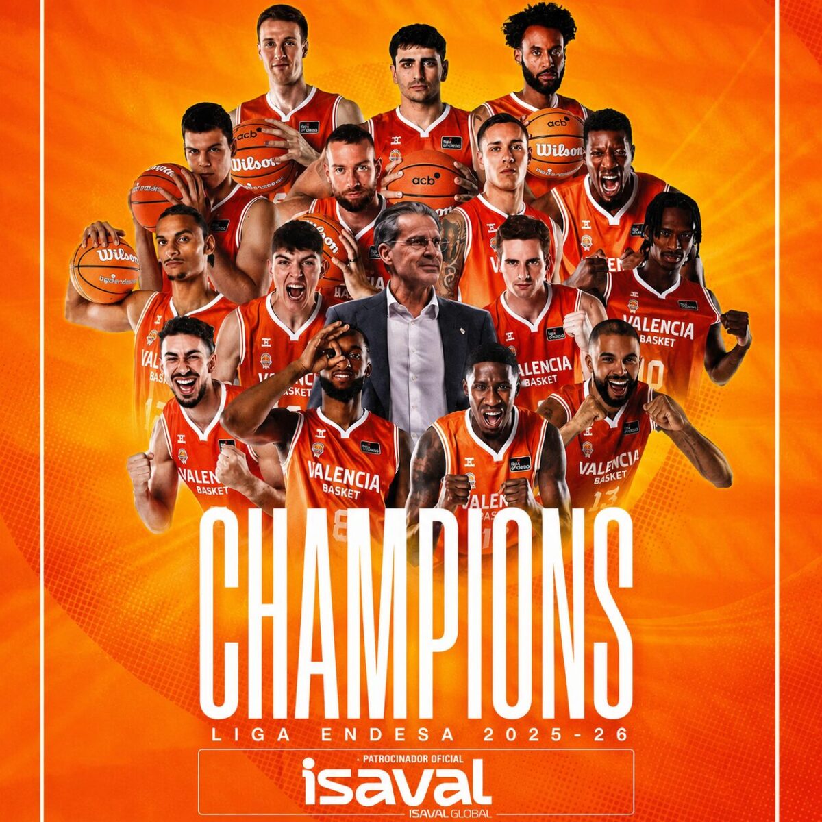 Isaval celebra el título de Liga Endesa del Valencia Basket