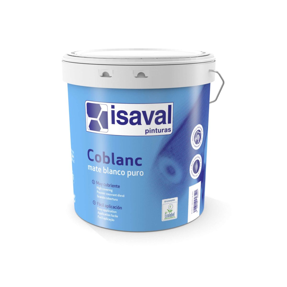 Coblanc. Pintura plástica blanco puro. Pinturas Isaval