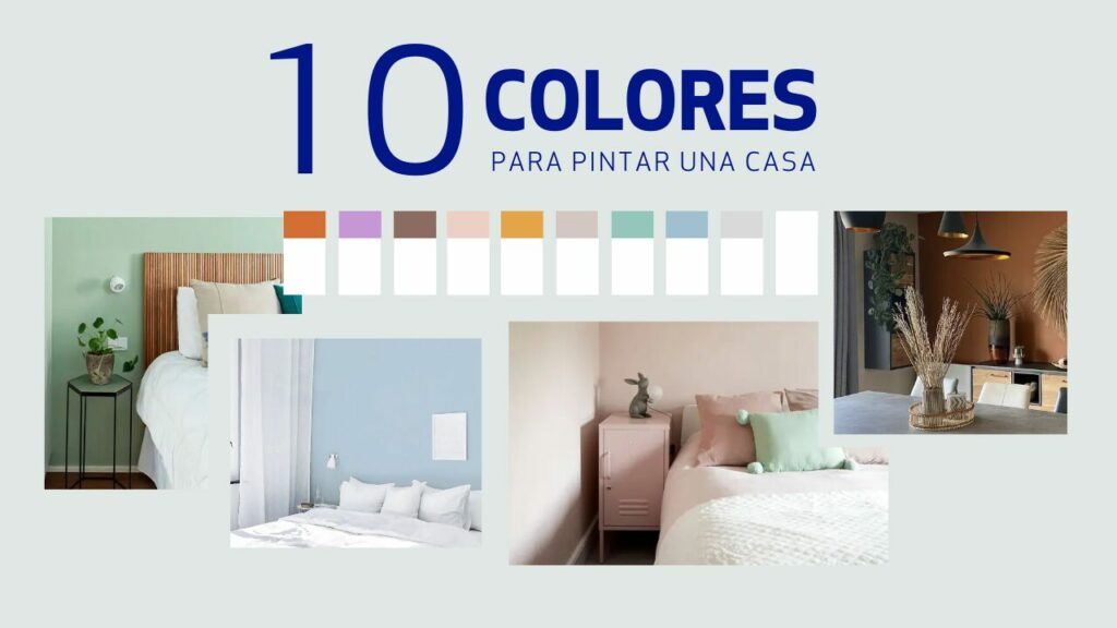 Colores para pintar el interior de una casa