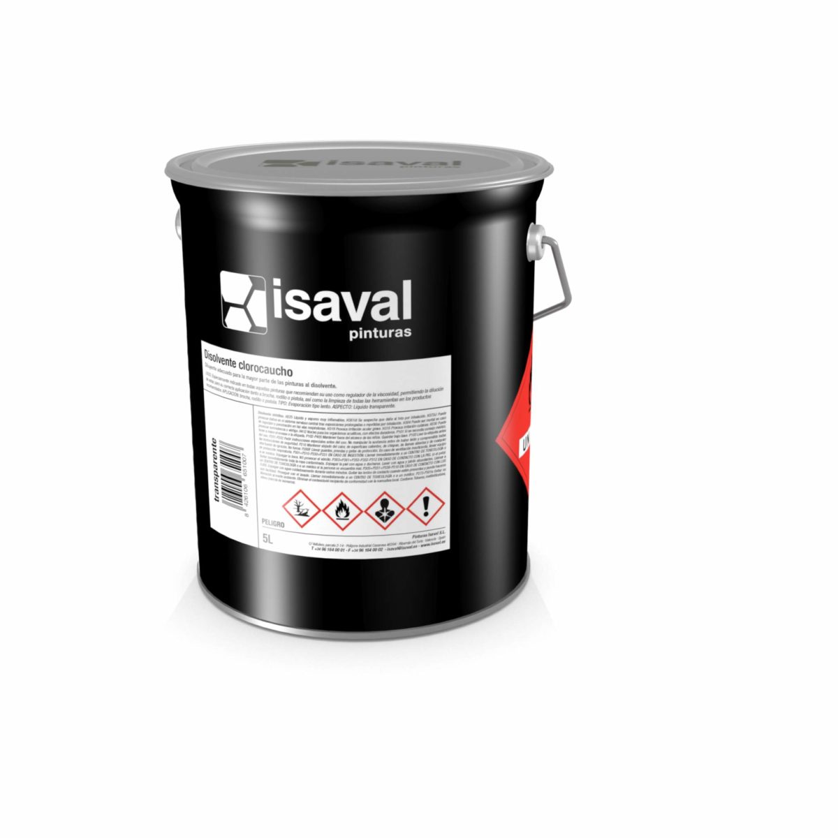 Disolvente Clorocaucho de Pinturas Isaval