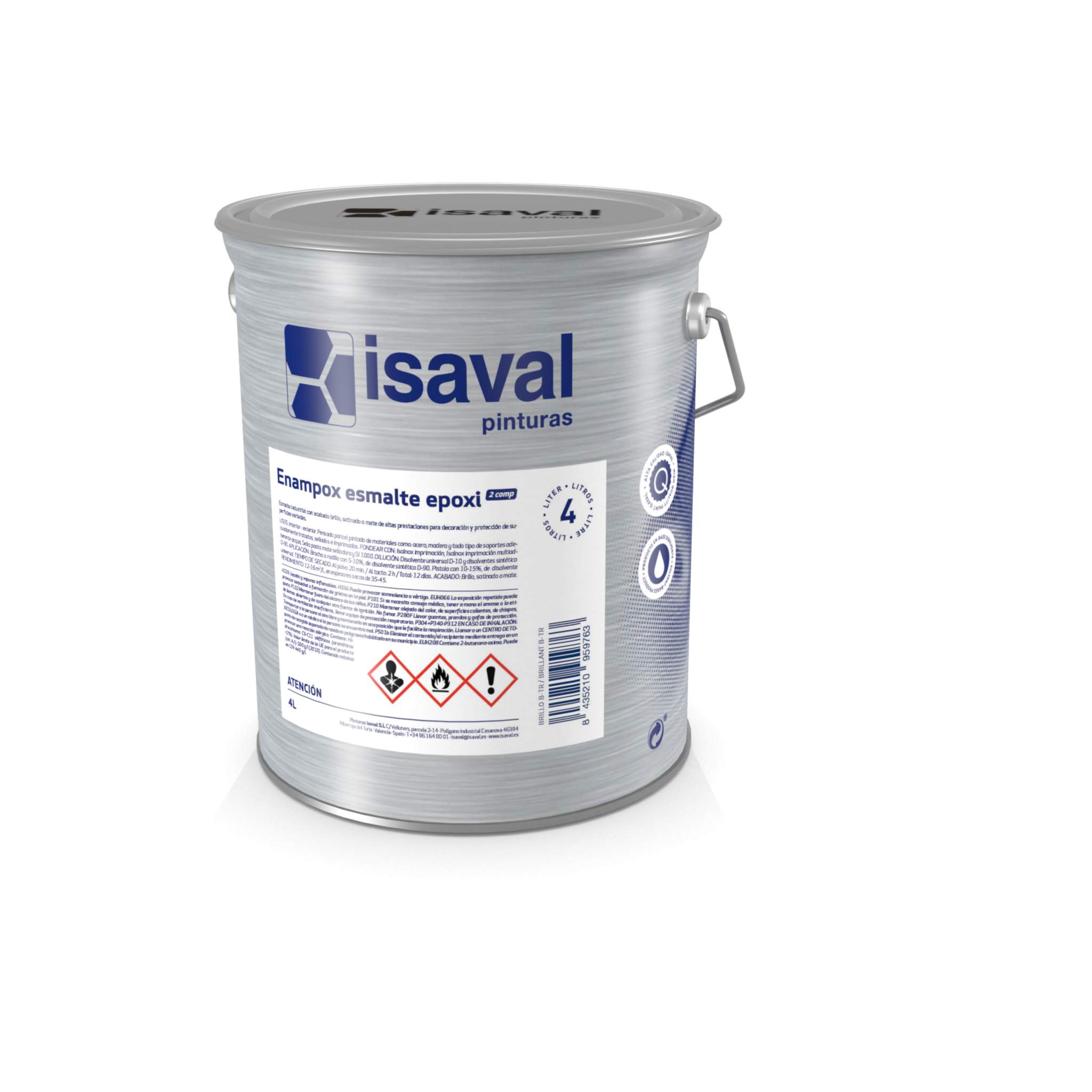 Enampox esmalte epoxi 2 componentes • Isaval