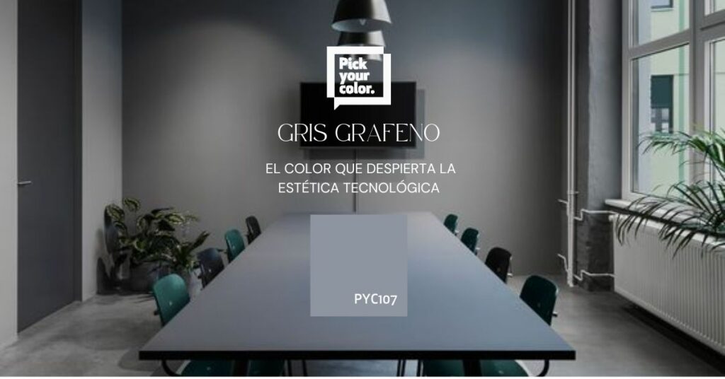 Gris grafeno, color del mes