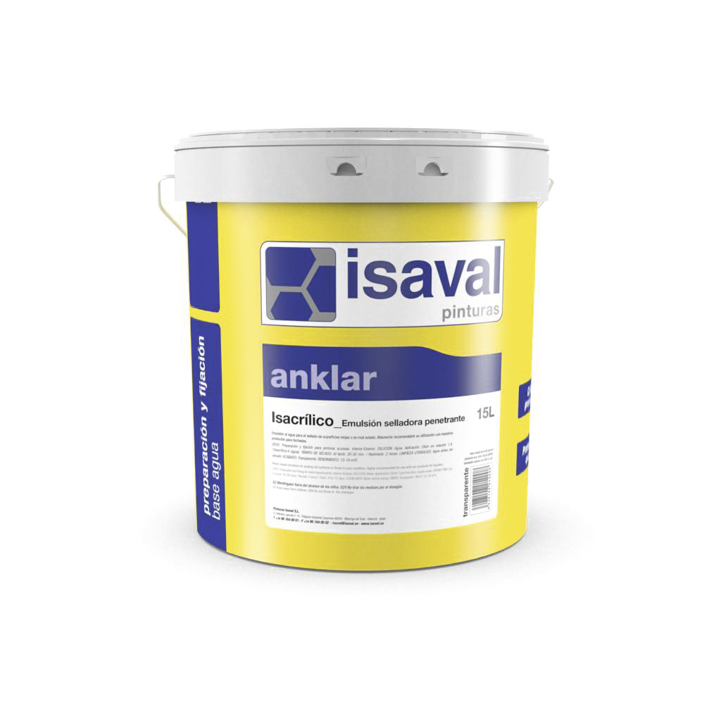 Isacrílico sealing emulsion • Isaval