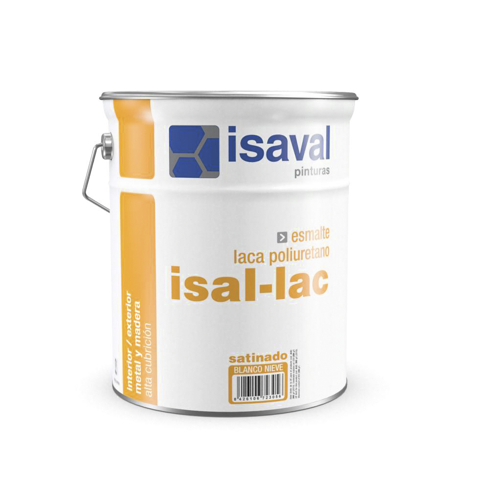 Isal-lac Satinado. Esmalte laca poliuretano altos sólidos. Pinturas Isaval