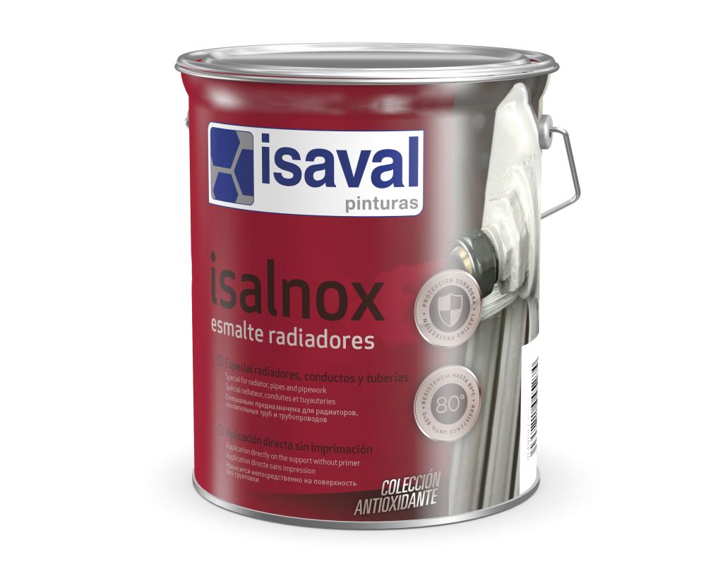 Isalnox Esmalte radiadores. Esmalte sintético protección radiadores de Pinturas Isaval