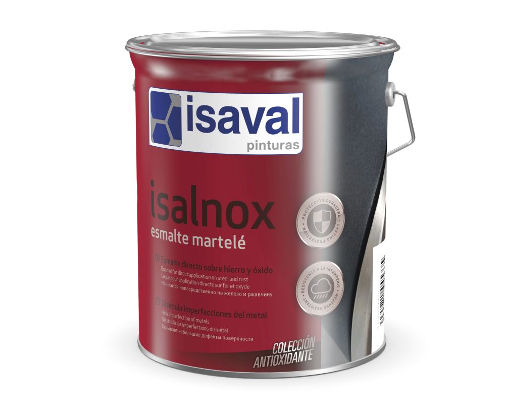 Isalnox Esmalte martelè. Esmalte sintético anticorrosivo de Pinturas Isaval