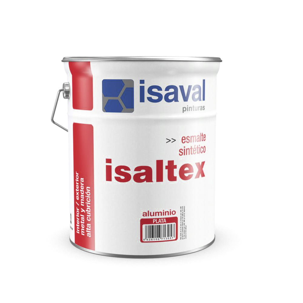 Isaltex Aluminio. Esmalte sintético decorativo de Pinturas Isaval