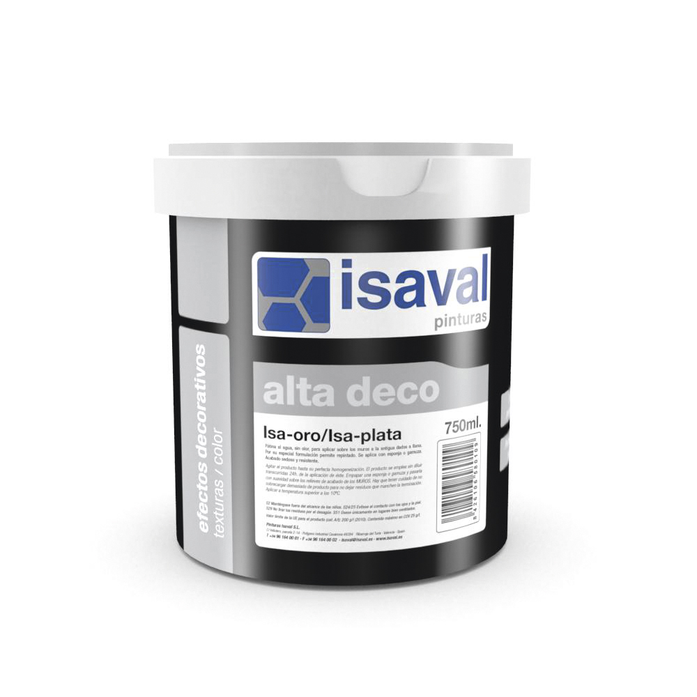 Isa-oro_Isa-plata. Barniz reflejos perlados de Pinturas Isaval