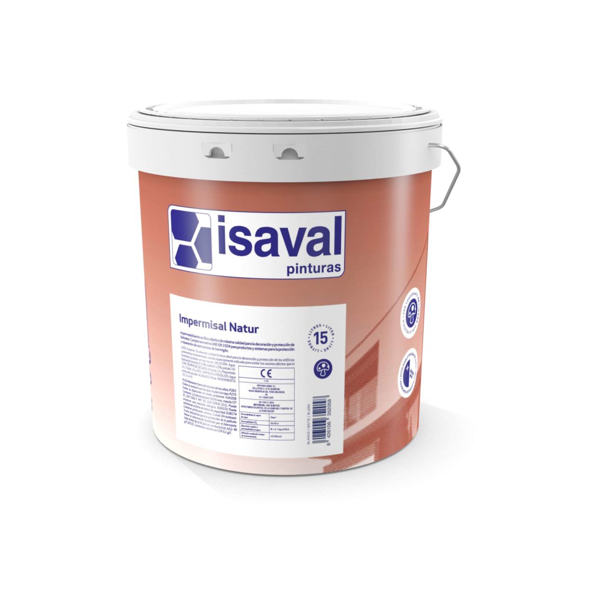 Impermisal Natur. Impermeabilizante acrílico 100% Pinturas Isaval