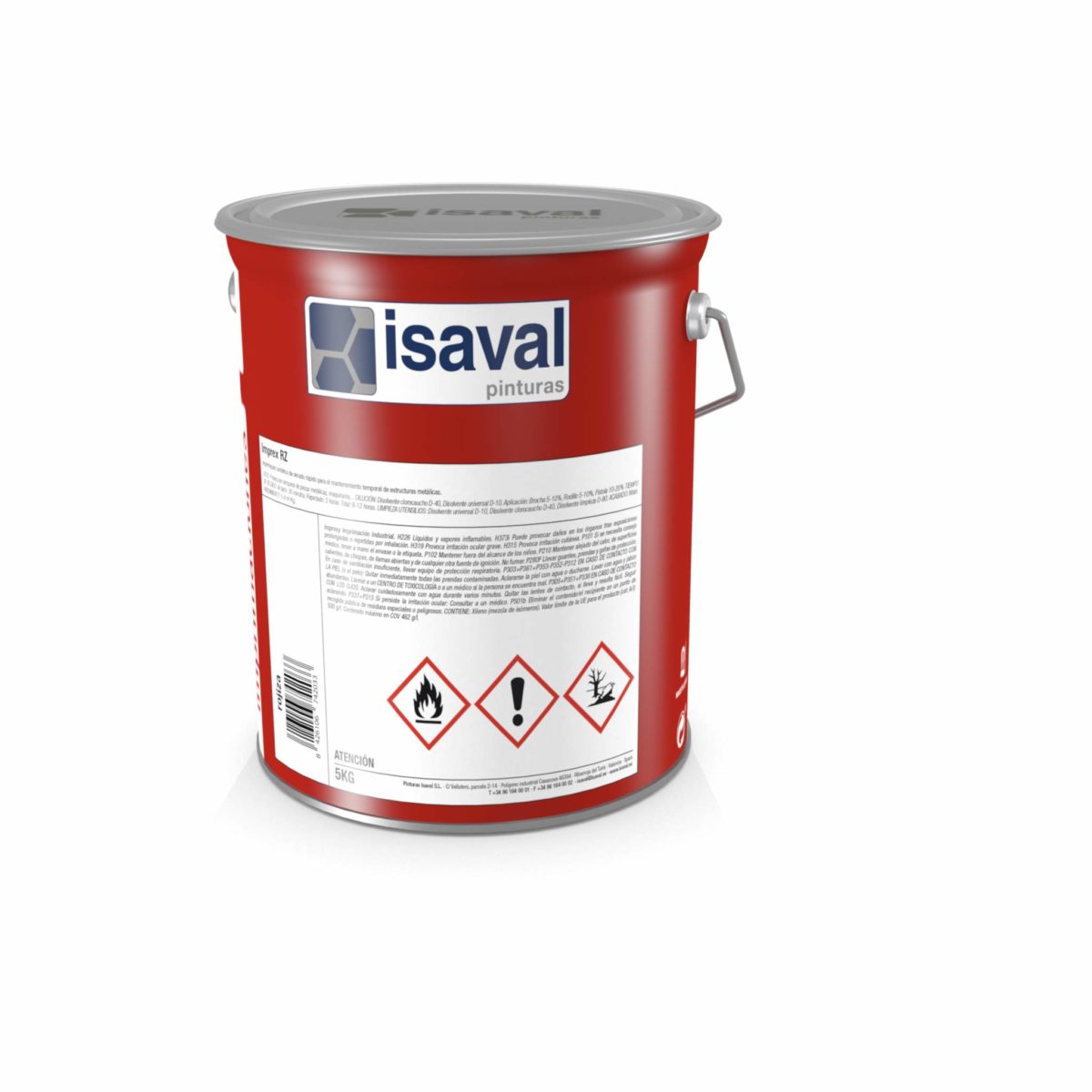 Imprex RZ. Imprimación epoxi-poliamida rica en zinc. Pinturas Isaval