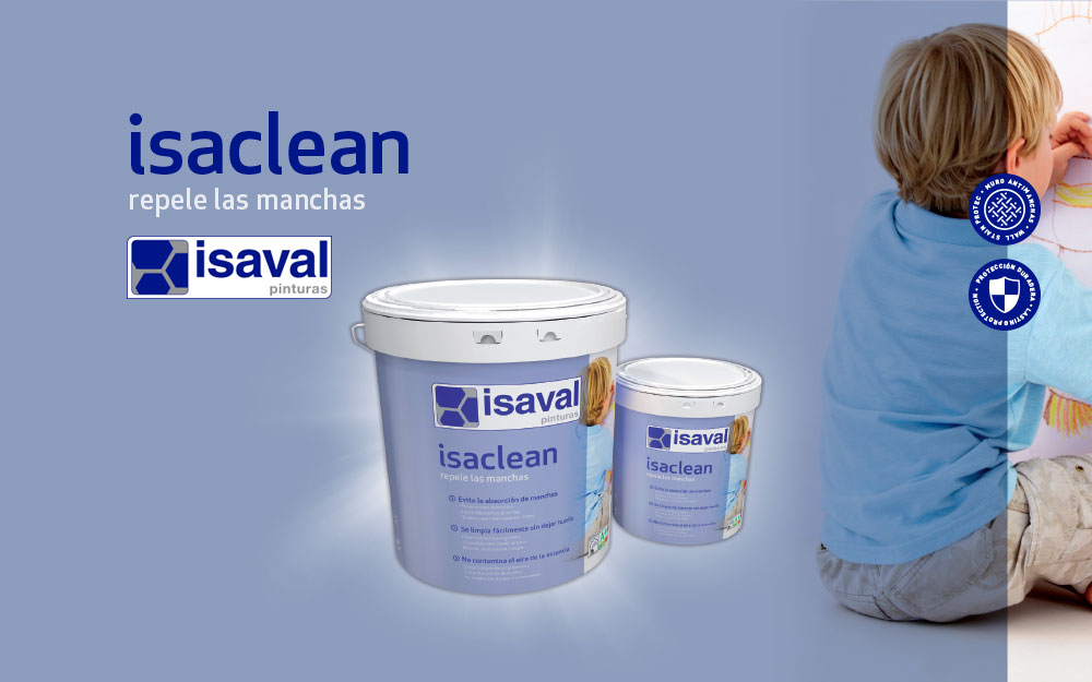 I+D+i. Isaclean repele las manchas.