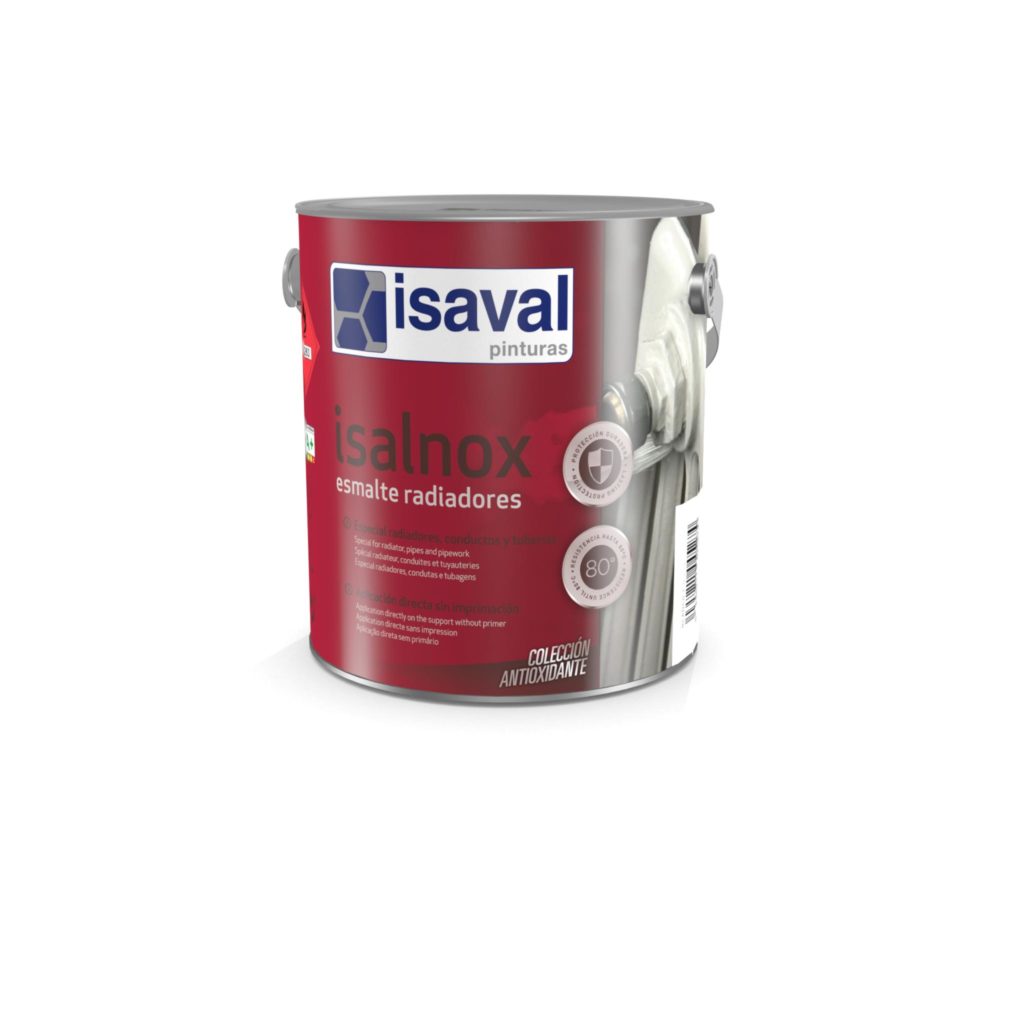 Isalnox Esmalte radiadores. Esmalte sintético protección radiadores de Pinturas Isaval