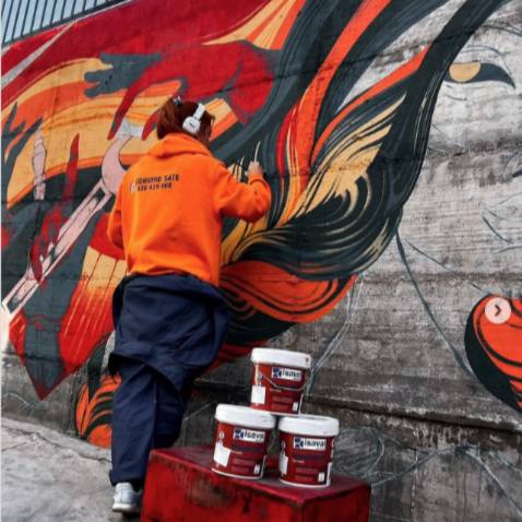 La obra de Mariya Palchikova trasciende el arte mural