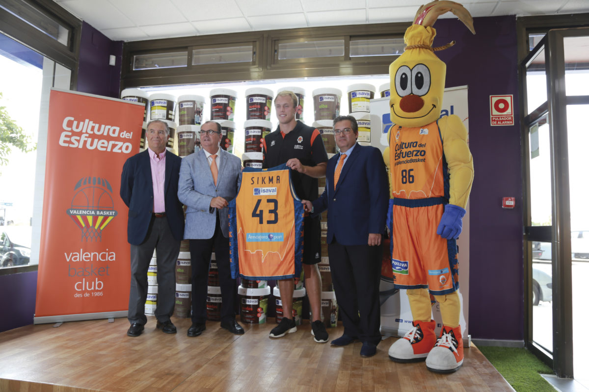 Isaval amplia su acuerdo con el Valencia Basket Club.