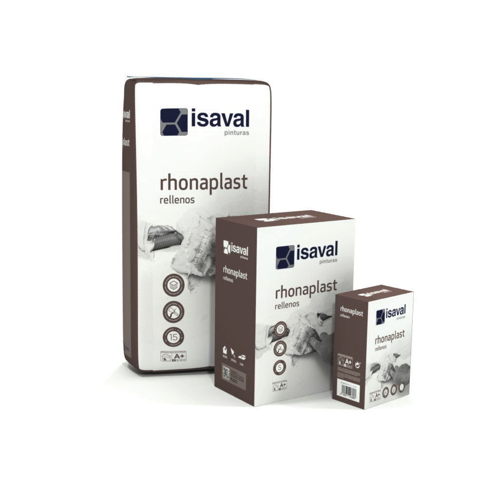 Rhonaplast Rellenos. Enlucido para rellenos de Pinturas Isaval