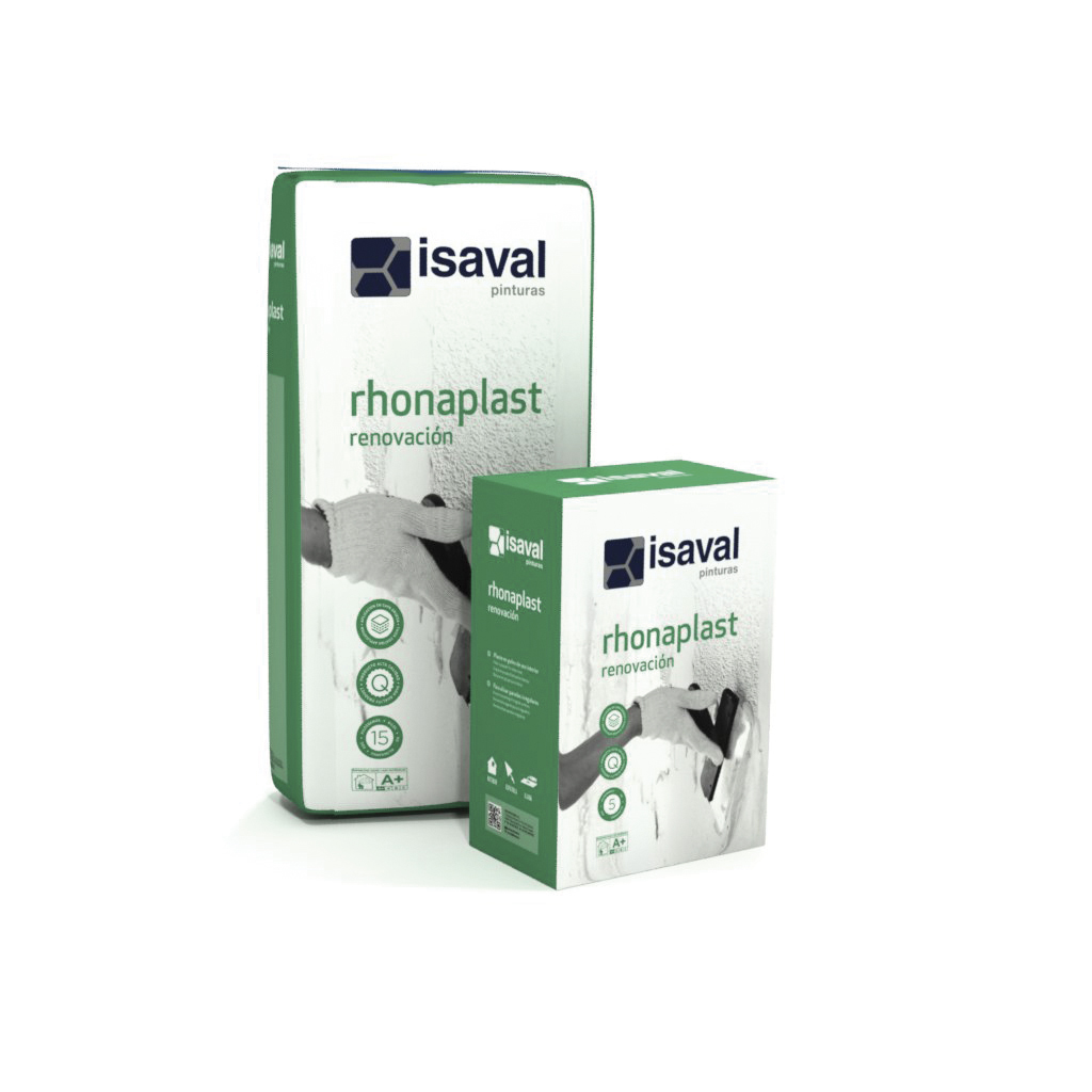 Rhonaplast Renovación. Enlucido regulación de Pinturas Isaval