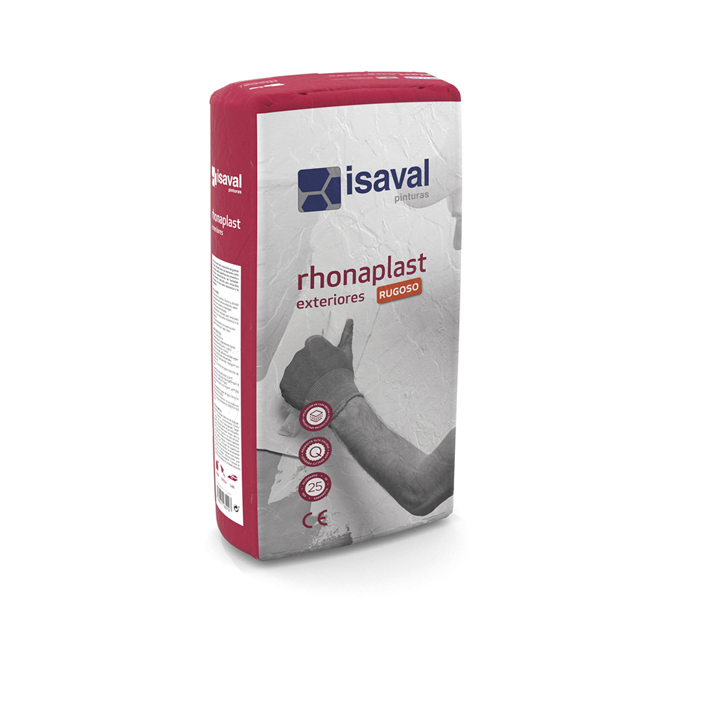 Rhonaplast Exteriores rugoso. Enlucido texturizado de Pinturas Isaval