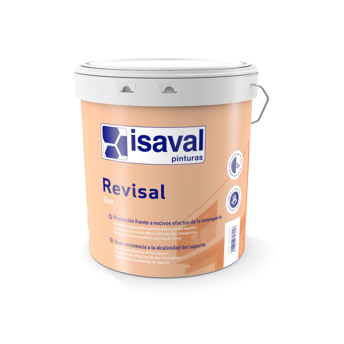 Revisal Liso. Revestimiento pétreo. Pinturas Isaval