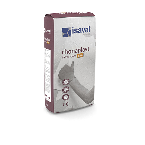 Rhonaplast Exteriores XHA. Enlucido de alta adherencia de Pinturas Isaval