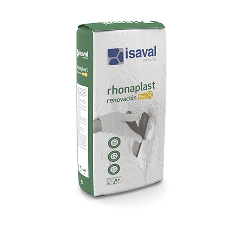 Rhonaplast Renovación PLUS. enlucido regulación 2 en 1 de Pinturas Isaval