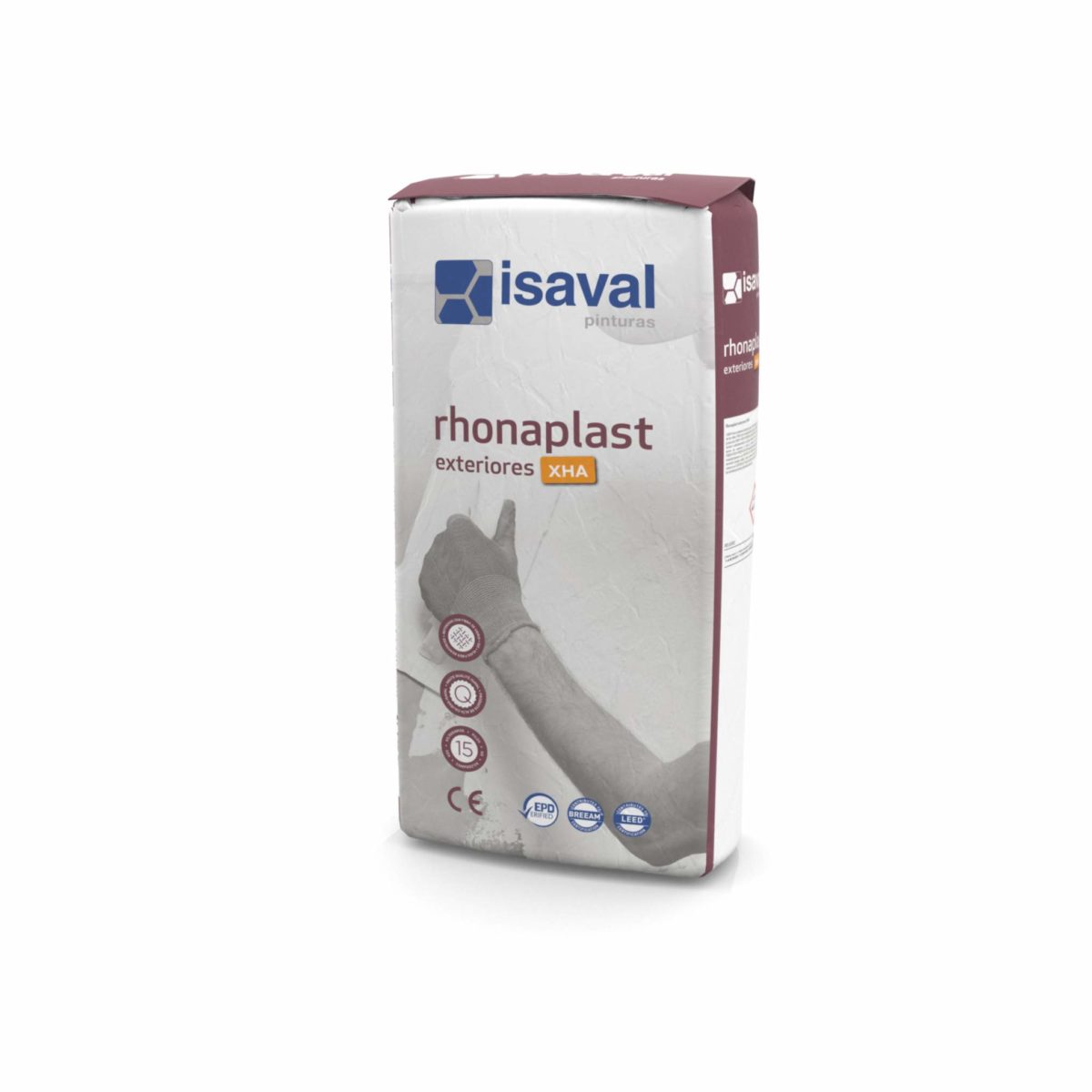 Rhonaplast Exteriores XHA. Enlucido de alta adherencia de Pinturas Isaval