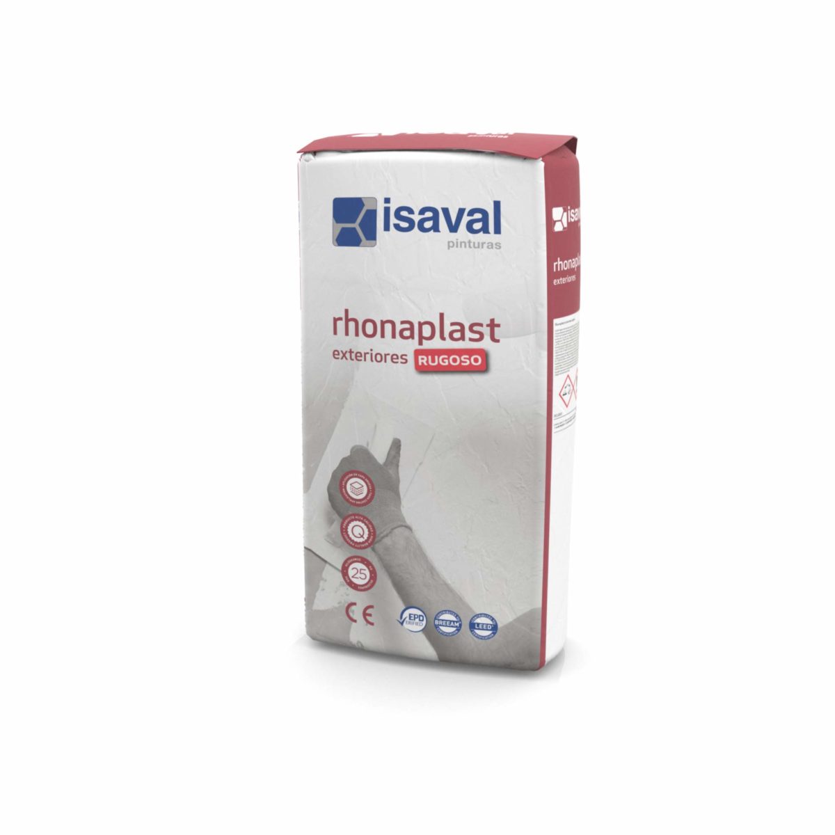 Rhonaplast Exteriores rugoso. Enlucido texturizado de Pinturas Isaval