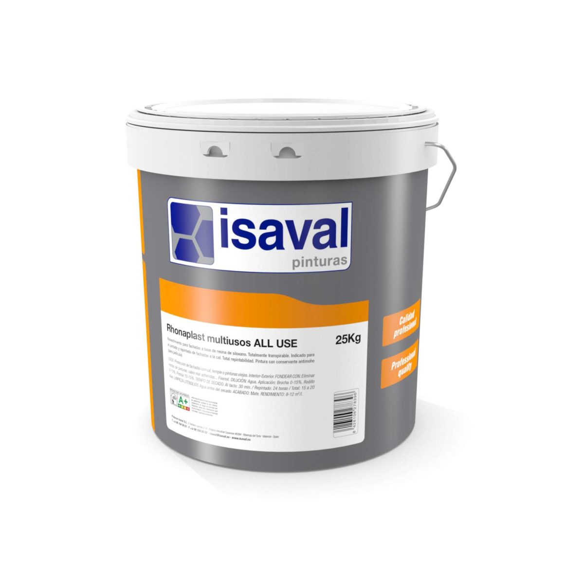 Rhonaplast Multiusos ALL USE. Enlucido al uso multiusos de Pinturas Isaval