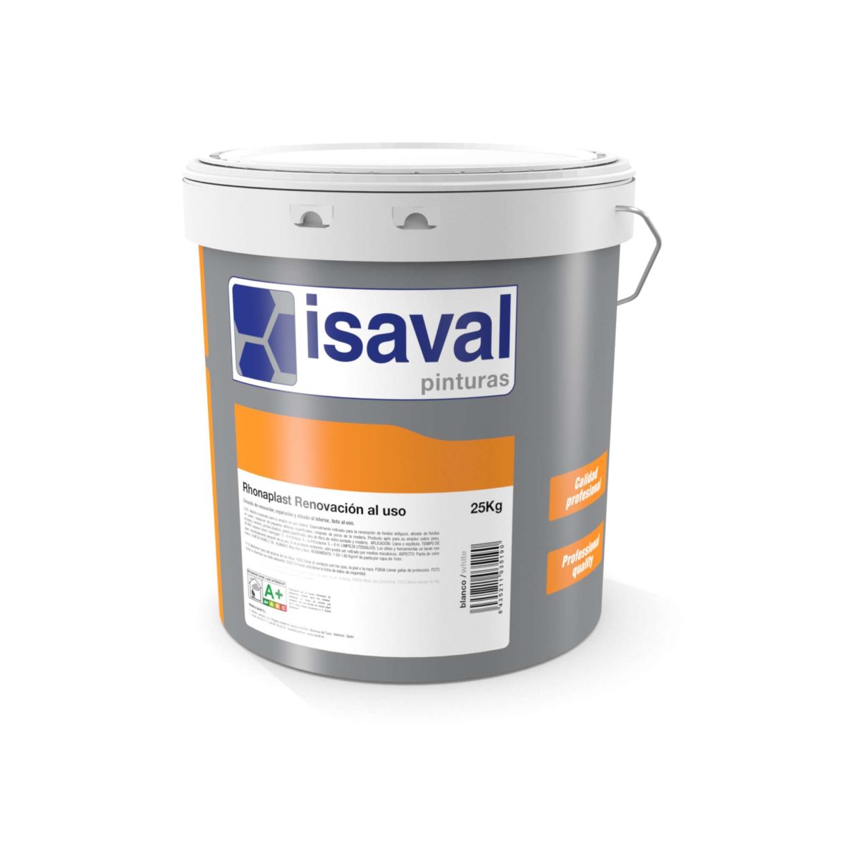 Rhonaplast Renovación al uso. Enlucido al uso regulación de Pinturas Isaval