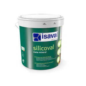 Silicoval Mate mineral. Pinturas con resina de silicona. Pinturas Isaval