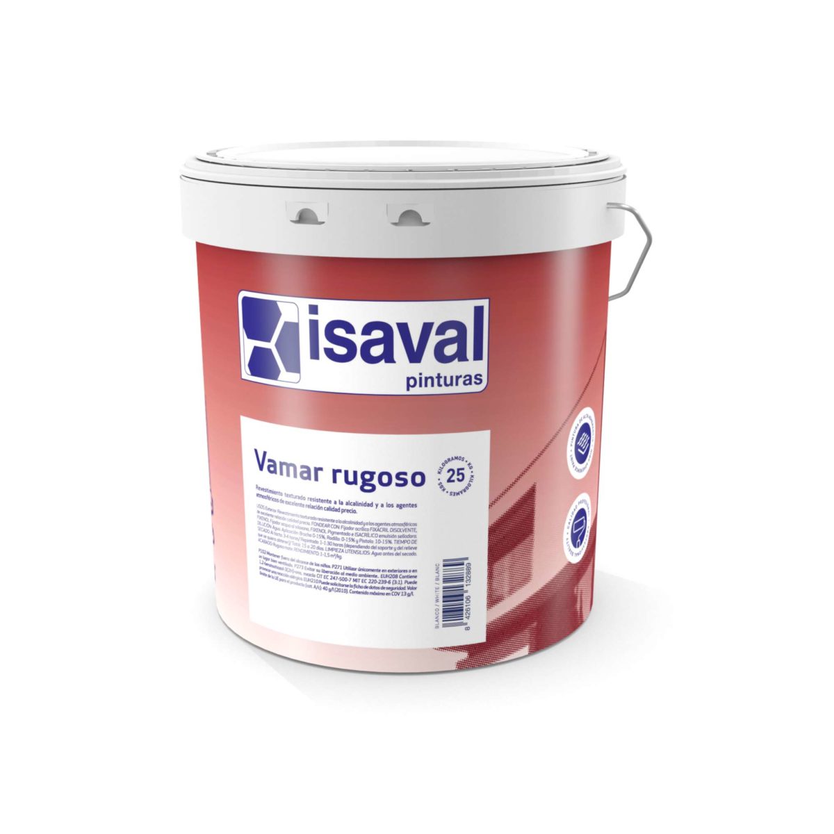 Vamar Rugoso. Revestimiento pétreo profesional. Pinturas Isaval