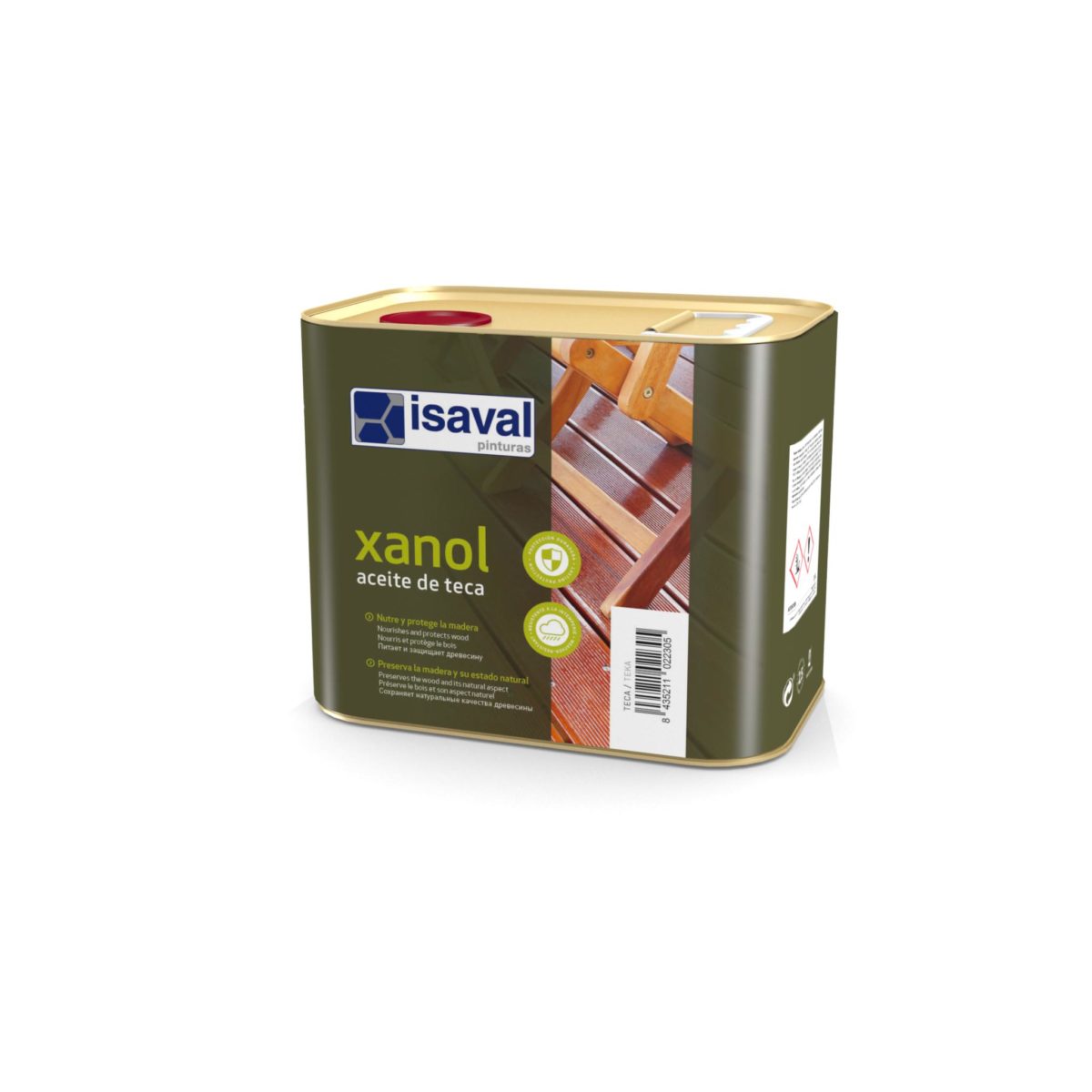 Xanol Aceite de teca, aceite de restauración de Pinturas Isaval