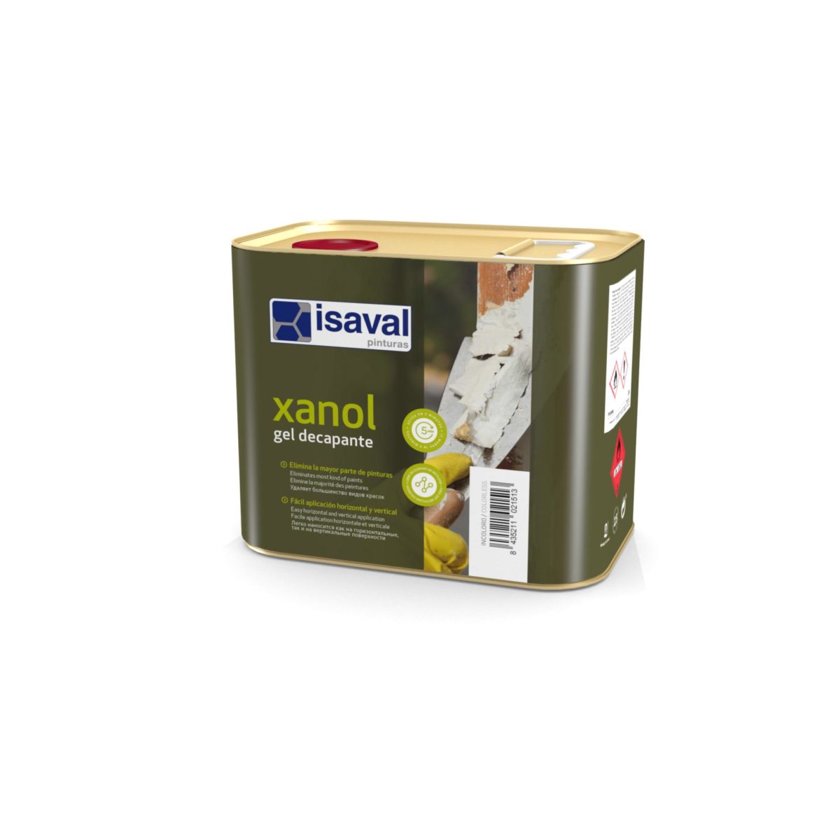 Xanol Gel decapante. Gel decapante para madera. Pinturas Isaval