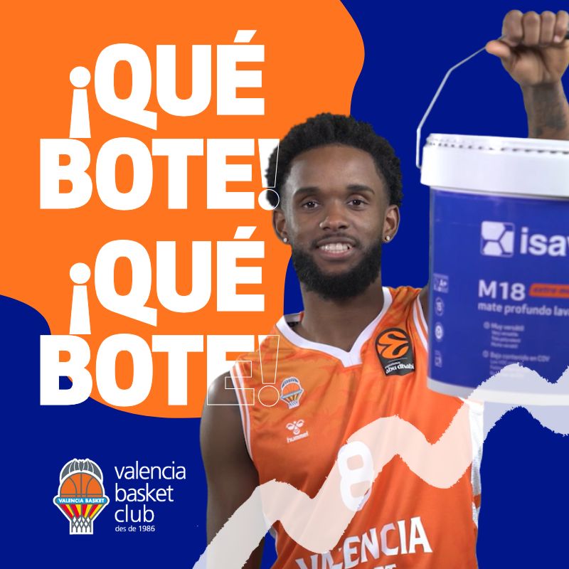 Isaval lanza la campaña “¡Qué bote!” para apoyar al Valencia Basket en la temporada 2025-2026