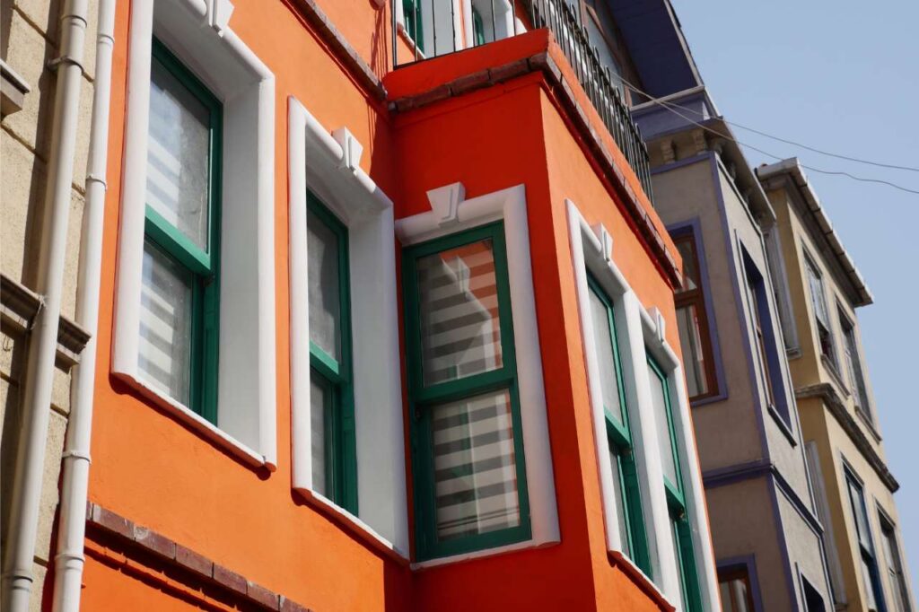 Colores para decorar una fachada de mortero