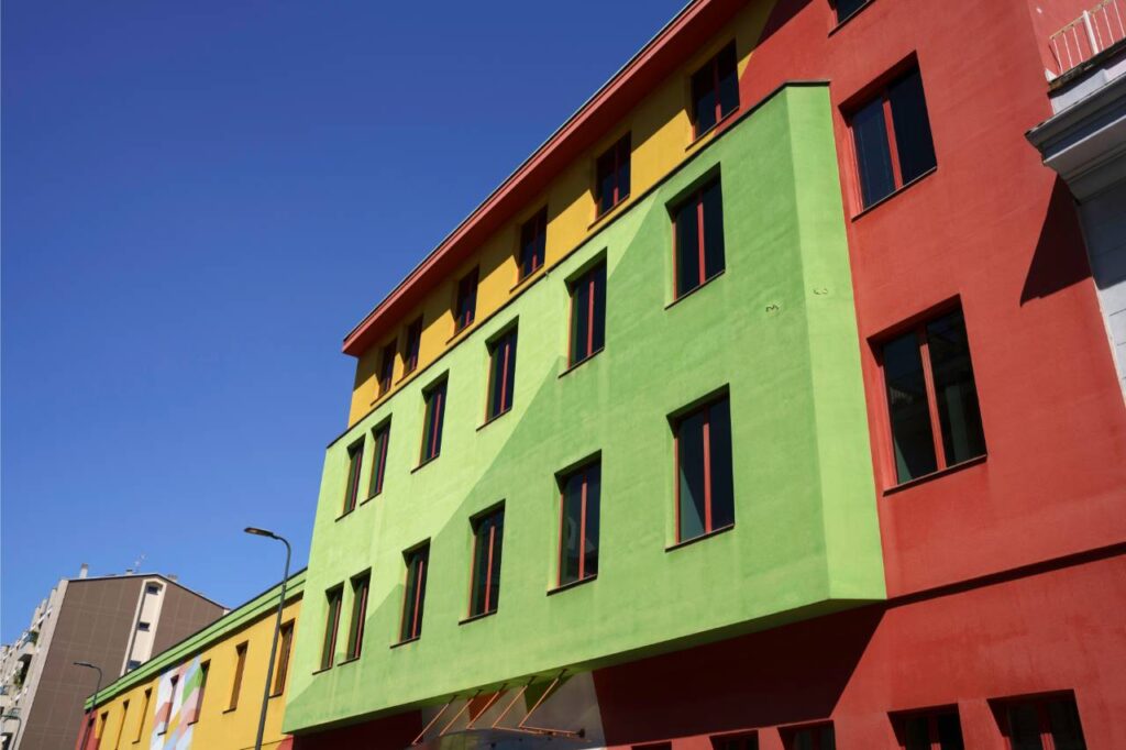 Colores para decorar una fachada de mortero