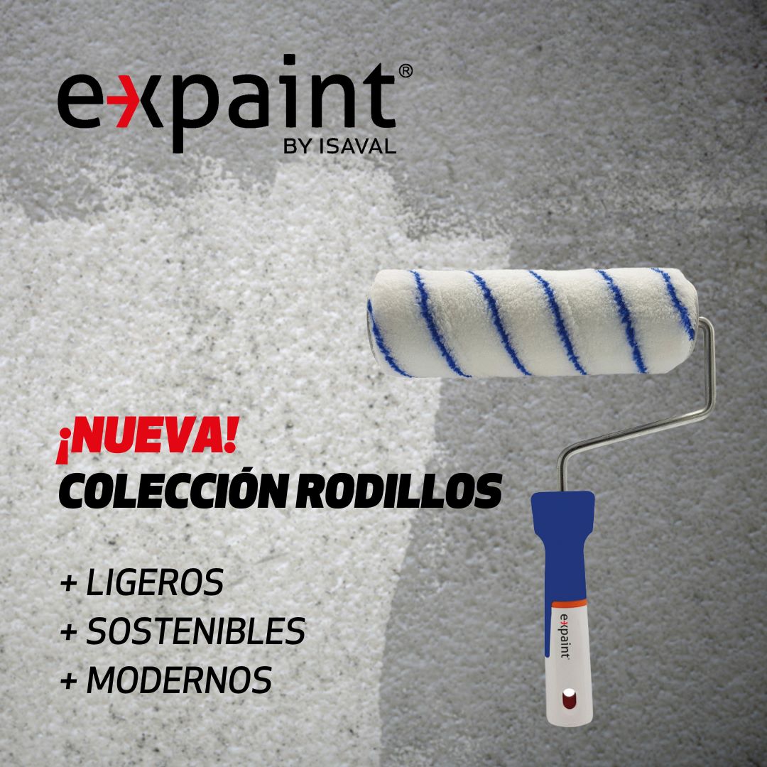 Expaint presenta su nueva colección de rodillos con imagen renovada y características mejoradas