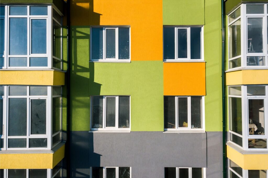 Fachadas bicolor