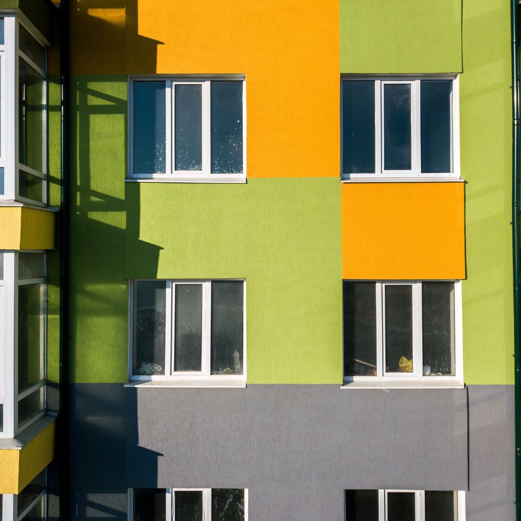 Fachadas bicolor