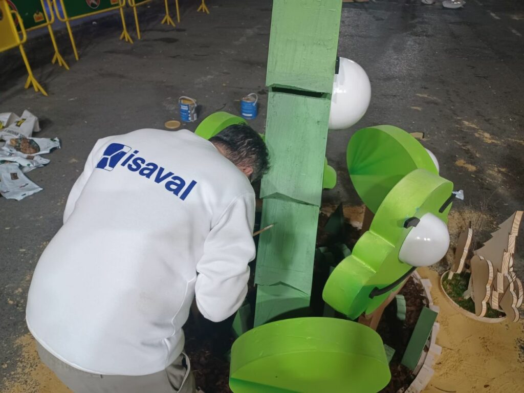 Isaval colabora con la Falla Plaza Honduras