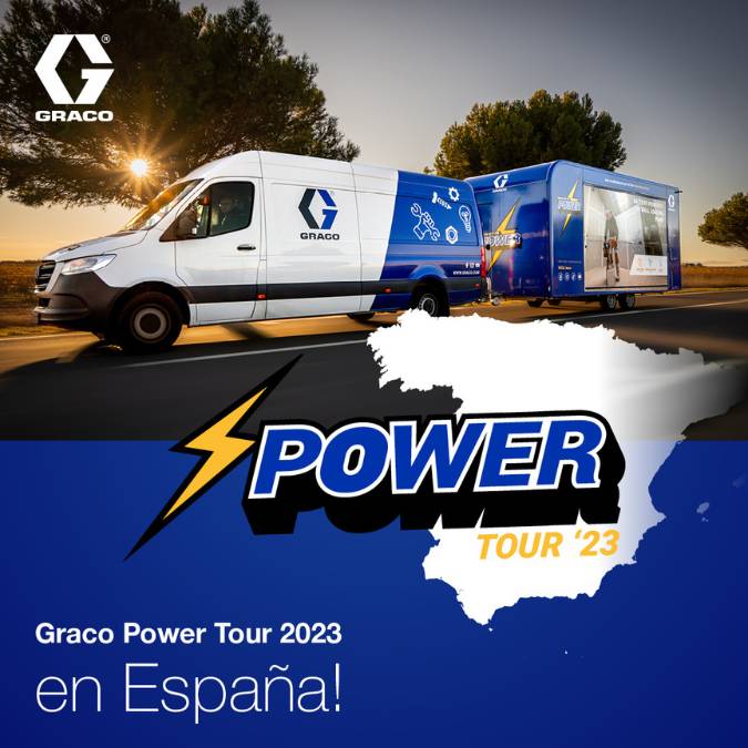 ¡Te invitamos al Graco Power Tour 2023 en tiendas Isaval!