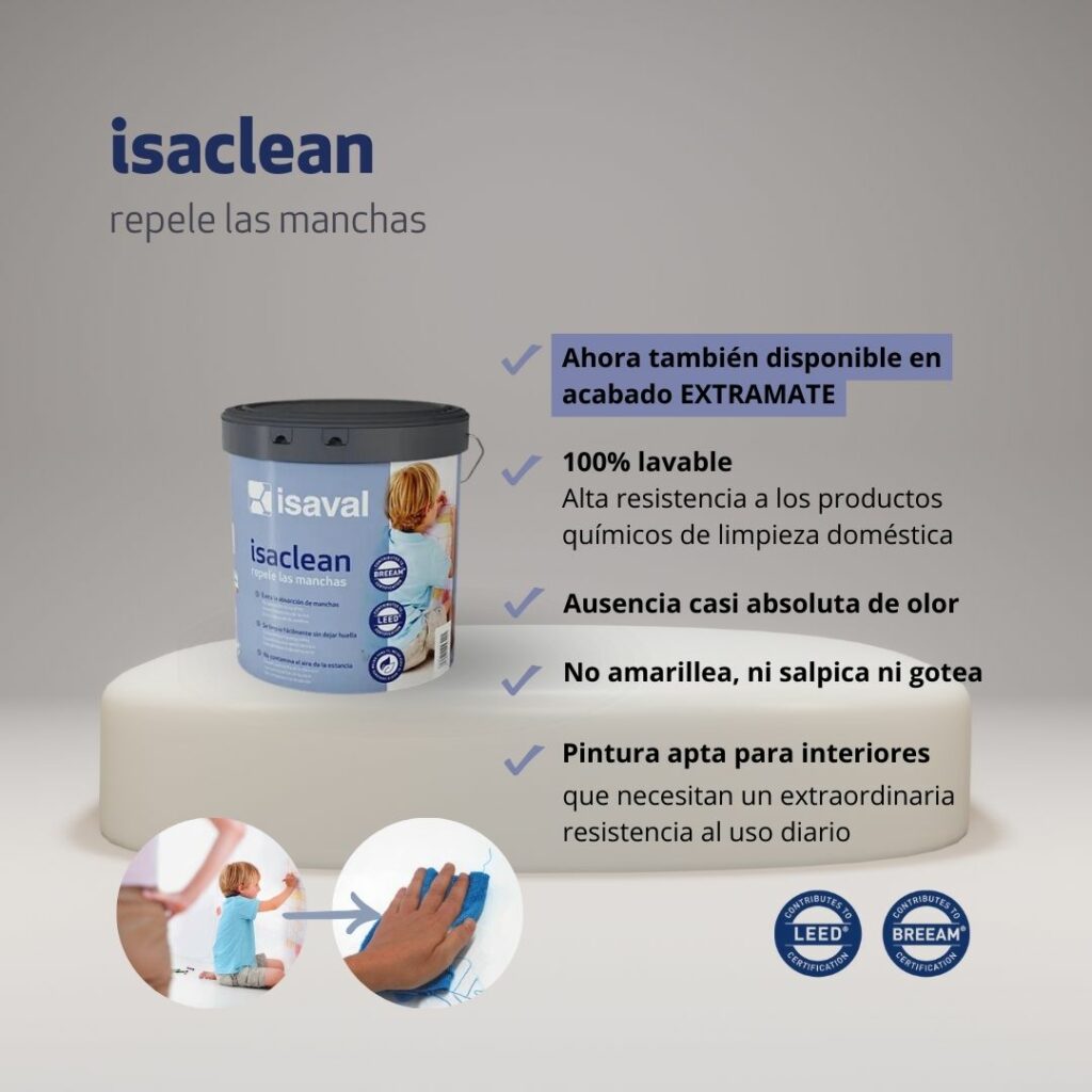 Isaclean ahora también disponible en acabado extra mate