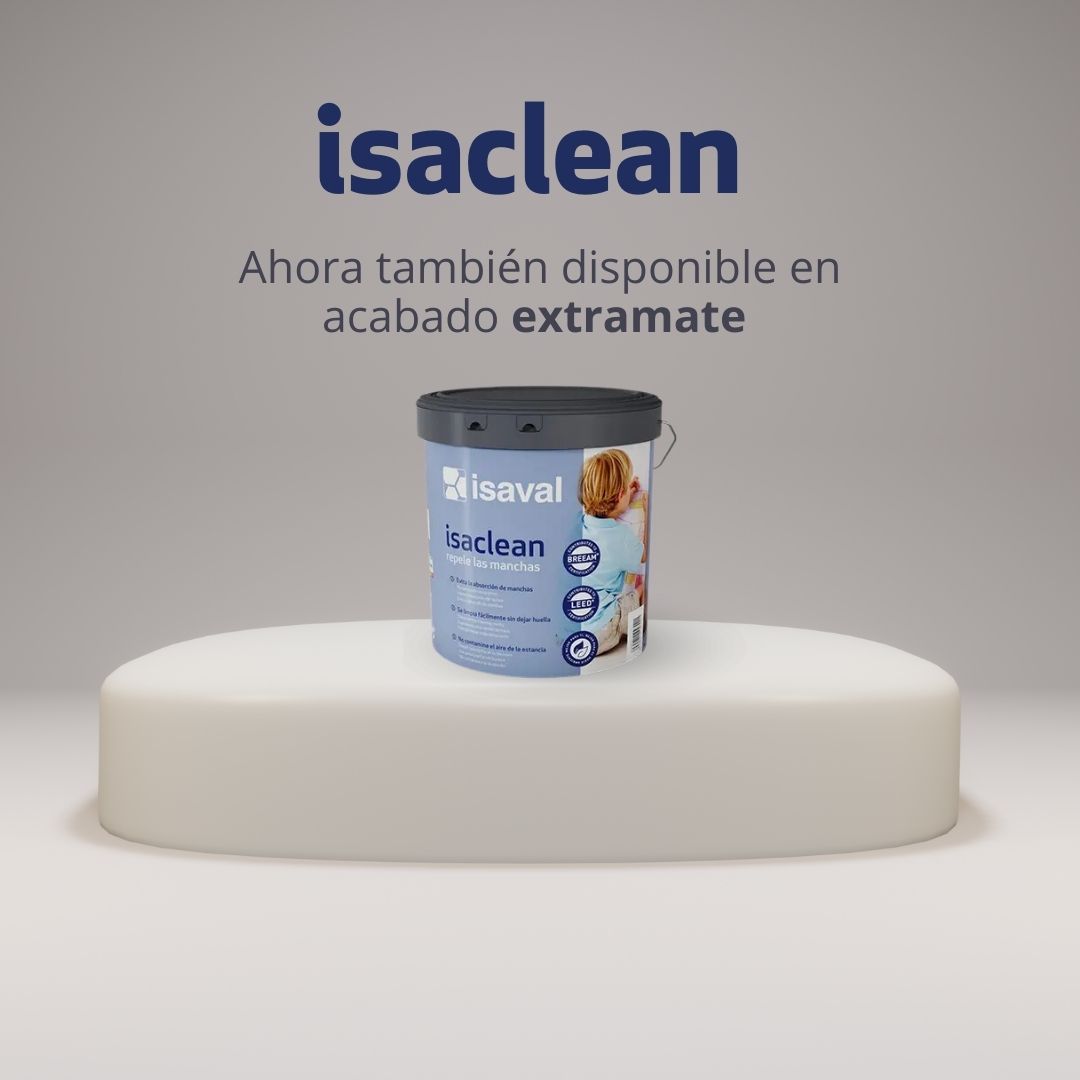 Isaval desarrolla una nueva fórmula de Isaclean, ahora también en acabado Extra Mate