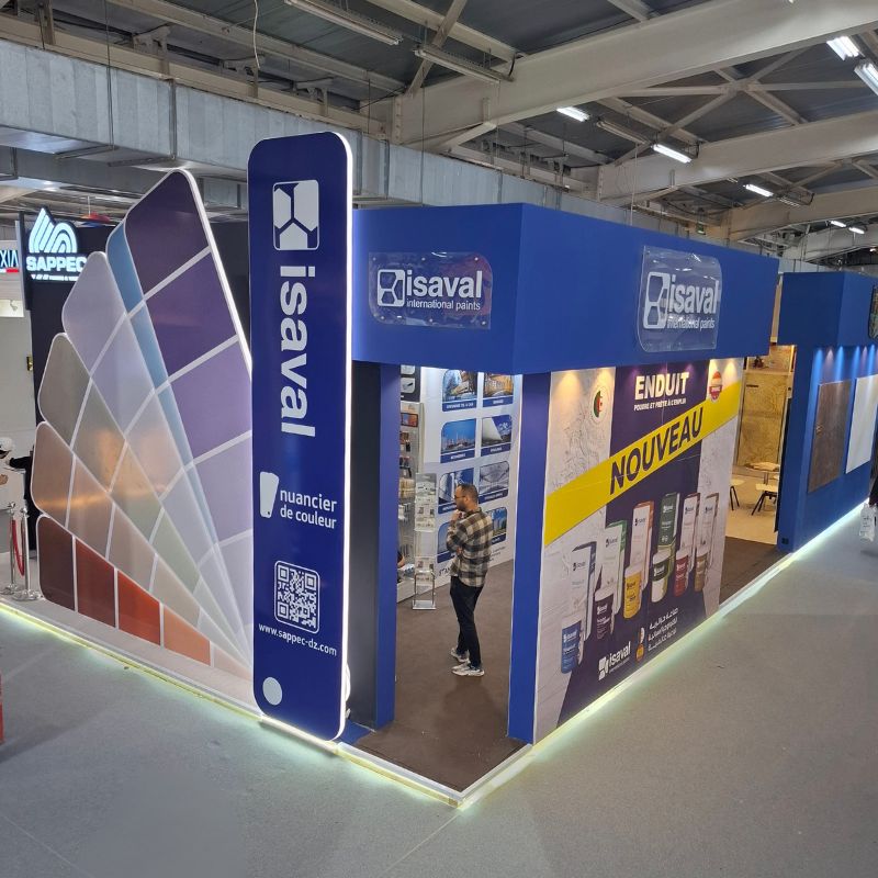 Isaval refuerza su presencia en el norte de África con su participación en la feria BATIMATEC 2025 en Argel