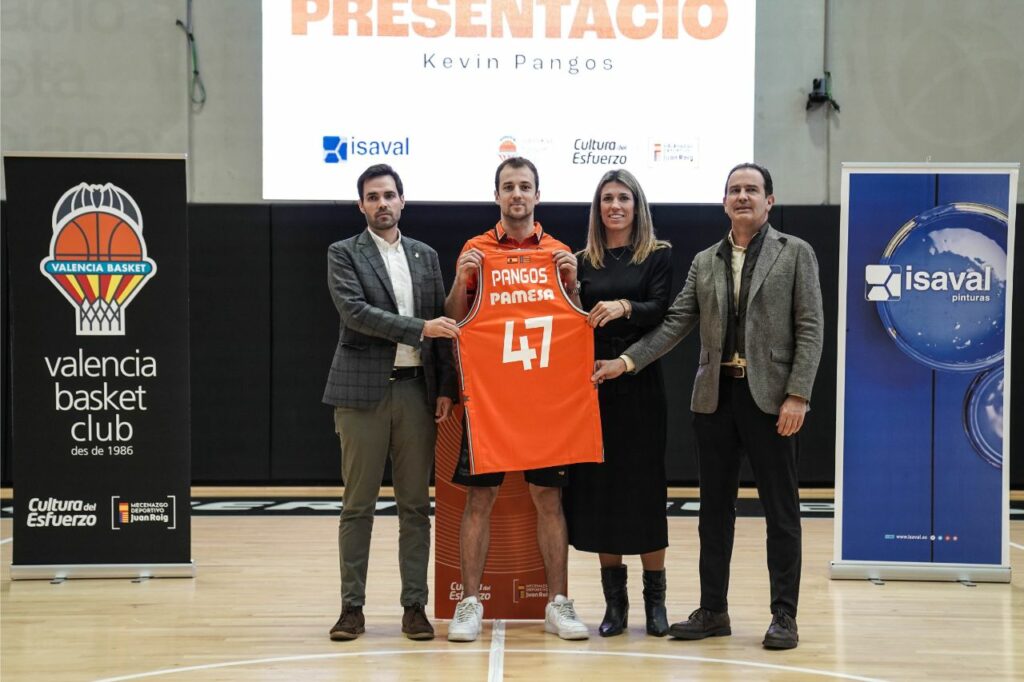Presentación Kevin Pangos - Isaval - Valencia Basket