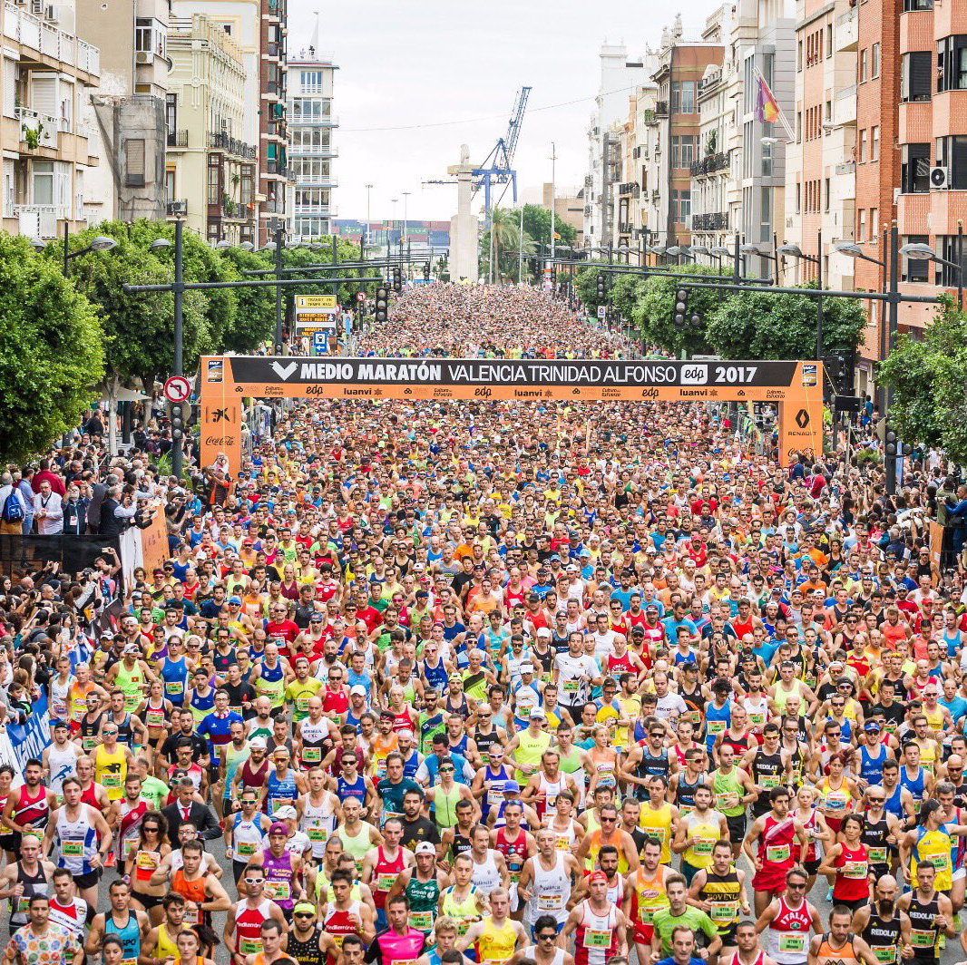 La línea dorada de los récords.